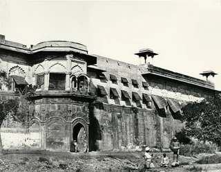 Palast, Delhi, um 1858